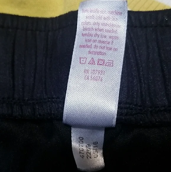 Justice Black Skort with Eyelet Hem - Picture 7 of 7